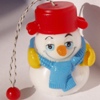 Pupazzo di Neve sciarpa azzurra