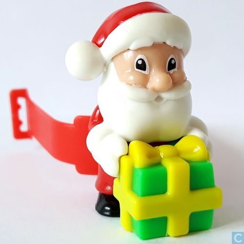 Weihnachtsmann mit Geschenk