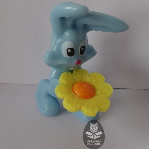 Hase mit Blume